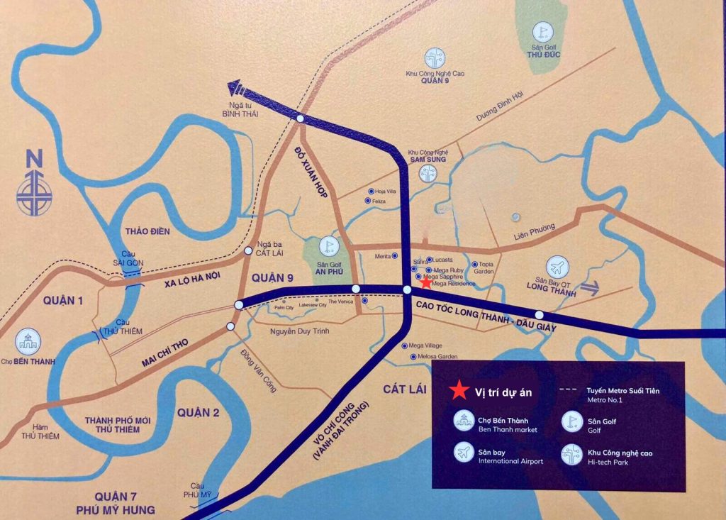 Vị trí căn hộ Mường Thanh Phú Hữu quận 9